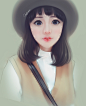MJ小清新BJD大眼娃娃风转手绘
