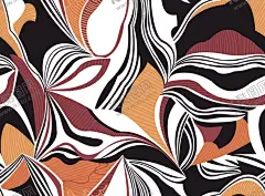 几何线条 【酷图网】几何,线条,手绘花,女装花,大牌花