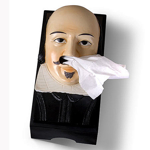 创意纸巾盒-莎士比亚
