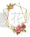 秋天,水彩画,叶子,玫瑰,边框,季节,夏天,春天,黄色,白色