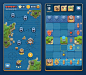 UI ux GUI game Interface mobile pirates Clash design