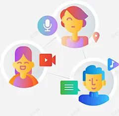 扁平人物关系商务插画矢量图 免费下载 页面网页 平面电商 创意素材