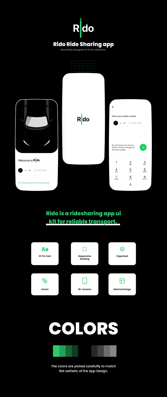 UI Kits : Rido is hi...