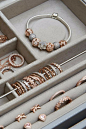 Fill your jewelry box with warmth and color. #PANDORATexas #PANDORARose #PANDORAJewelry #PANDORAbracelet