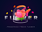 preserved fresh flower face 表情 emoji flower logo flower logo like expression design colors card ui colord icon