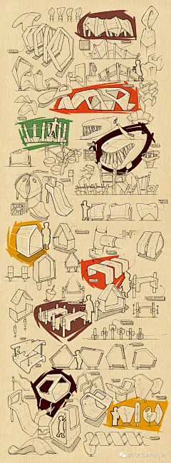 随手记录灵感~来欣赏大神的sketchbook吧！_图文 : 关注 身为一个设计师，身边随时携带一本Sketchbook能记录稍纵即逝的想法，帮助设计灵感的探索。sketchbook可以记录设计师思考的全过程，甚至记录一个设计师的成长，小编收集了一些大神的sketc…