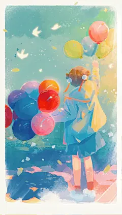 去远方_柠檬漫游的插画作品_涂鸦王国_原创插画平台