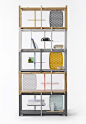 Stackle modular shelving system designed by THINKK Studio