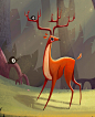 Deer on Behance