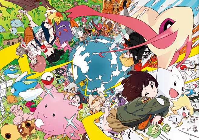 《宝可梦GO》五周年纪念 5位插画家绘制...