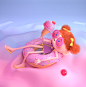 Funky 3D Characters : Funky is a cool set of characters that express different interests. They are made to be flexible for presentations, UIs, or even advertising posters. Funky characters are adjustable and can be made into different poses to support the