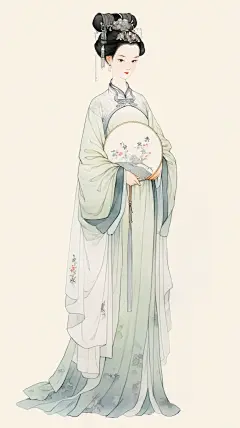 清朝服饰｜小扇与古风最搭配 - 小红书