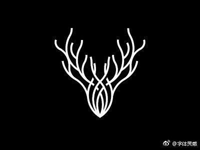 鹿logo设计#灵感资料库# ​​​​