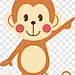 卡通小猴可爱卡通手绘PNG图片➤来自 PNG搜索网 pngss.com 免费免扣png素材下载！