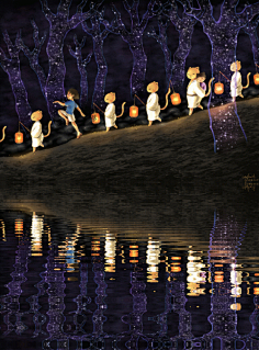 百猫夜行 | 倒影gif效果拔群!