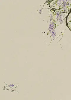 工笔画展板背景素材