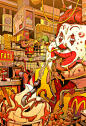 Supersize Them : Fast food chain’s characters don’t seem to eat fast food.
That’s why we ask ourselves:
How would they look like if they ate their restaurant’s food?
