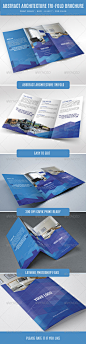 Print Templates - Abstract Architecture Modern Trifold | GraphicRiver