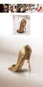 3D Shoes Hair : Criação de imagem publicitária em 3D de um sapato de cabelo. | Advertising in 3D imaging of a hair shoe.