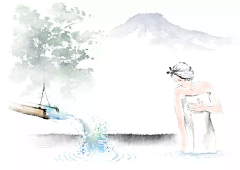 【荷香引】采集到插畫森林（场景人物）