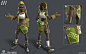 Efi Oladele, Christoph (The Stoff) Schoch : I've been wanting to model an Overwatch character that hadn't yet been brought to 3D. With the release of Orisa I thought it would be fun to make Efi since she has a good level of characterization to go with her