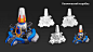 Astro chronicles: Diorama and Buildings