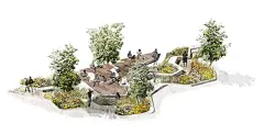 UNSW Alumni Park Competition : A social spine for UNSW