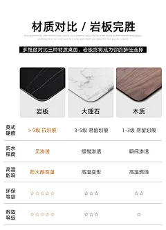意式极简进口岩板电视柜茶几组合现代简约客厅大理石轻奢地柜北欧-tmall.com天猫