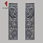 唐语砖雕 中式仿古门头门柱装饰 龙吐珠50*200CM|TY-GY521-淘宝网