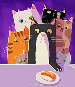 她的作品充满童真童趣，人物表情细腻丰满。光影效果运用的极好！快收藏收藏啦！
Works by margherita_grasso 
儿童插画插画柒七插画 ​​​​