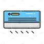ICON-旅游类图标贴纸-SVG-空调