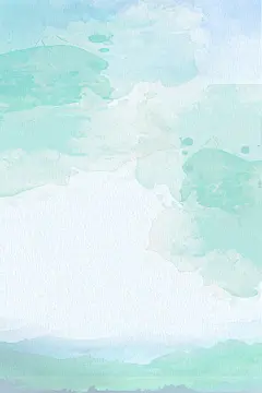 蓝绿背景 水墨