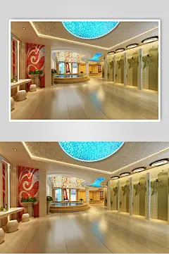 美容院装修效果图片