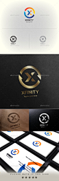 Xfinity X Letter Logo Template - Letters Logo Templates