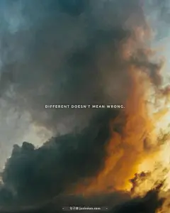 DIFFERENT DOESN'T MEAN WRONG. | 句子喵，分享触动人心的美妙句子，带有句子的图片壁纸，带有句子的桌面壁纸，带有句子的手机壁纸。 : DIFFERENT DOESN'T MEAN WRONG.