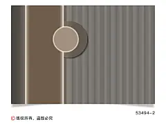 欧式几何线条墙纸鞋店潮牌男装直播背景墙图办公室格栅壁纸高级感-淘宝网