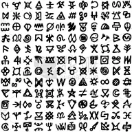 超自然,符号,神符,过去,荐骨,预言家,白色,黑色,式样,布置