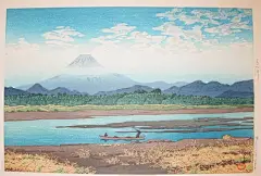 旅情诗人——川濑巴水笔下的绝美秋境_版画 : 置身战争动乱的世界之中，他对变化中的时代颇为敏感，把看到的风景真实的描绘出来，秋的诗意呈现于画面之中，平凡生活的人们点缀其间，与景色融为一体。 …