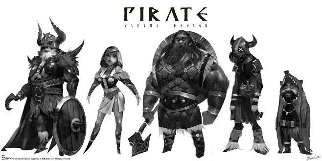 Pirate design, Evan ...