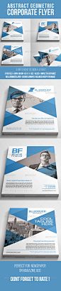 Abstract Geometric Corporate Flyer - Corporate Flyers@北坤人素材