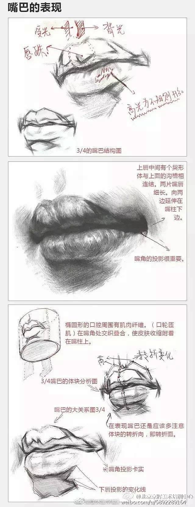 素描头像教学--嘴巴的塑造

对五官的了...