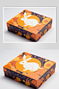 AI数字艺术中秋节月饼包装盒设计模型