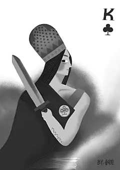 #吾空空的插画# 终于画了一直想要画的扑克，你们最喜欢哪一个？～～希望能有一套变成实物出来哦～#插画# ​​​​