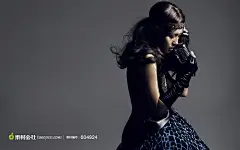 扮演黑暗公主拍写真的周笔畅摄影背景桌面壁纸图片素材