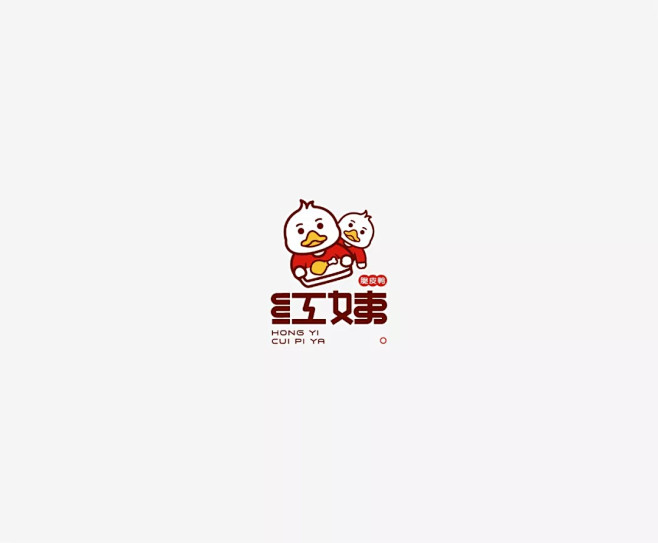 LOGO-红姨脆皮鸡-卡通logo-动物...