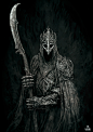 The Hobbit - Ringwraiths, WETA WORKSHOP DESIGN STUDIO : The reappearance of the Ringwraiths  in the Hobbit offered a fantastic opportunity to revisit these iconic characters. Unlike the previously depicted "Black Riders" these designs explored t