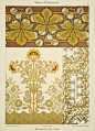 Motywy dekoracyjne - secesja – grafika dekoracyjna, 1897 r.