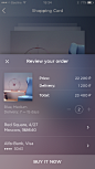 Shopping card  review  #app# #主页面#  采集@设计工厂