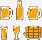 矢量手绘啤酒图标矢量图标_88ICON https://88icon.com 矢量 手绘 啤酒 啤酒杯 啤酒瓶 啤酒桶 手绘啤酒杯 泡沫 水花 啤酒花 卡通啤酒杯 一杯啤酒 啤酒PNG免抠 啤酒节