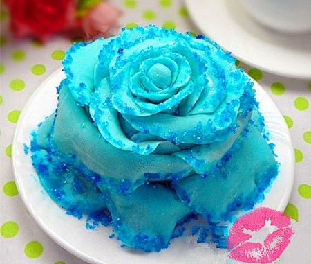 #下午茶# #甜点# #蛋糕#蓝色妖姬翻...